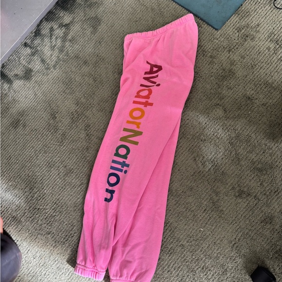 Aviator Nation Rainbow Logo Sweatpants - Picture 5 of 6